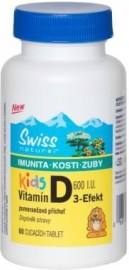 Swiss Natural Vitamín D3 600I.U. 60tbl
