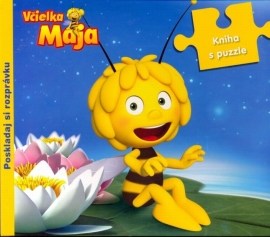 Včieľka Mája Kniha s puzzle