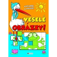 Veselé obrázky! Vyfarbi a nalep - cena, porovnanie