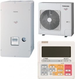 Toshiba Estia HWS-804XWHT6-E + HWS-804H-E