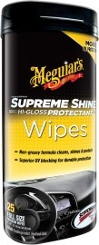 Meguiars Supreme Shine HiGloss Wipes 25ks