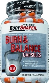 Weider Body Shaper Burn & Balance Capsules 90kps