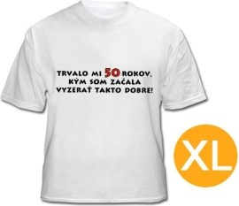 Tričko k 50-tke pre ženu