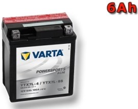 Varta Funstart (Powersports) AGM YTX7L-BS 6Ah