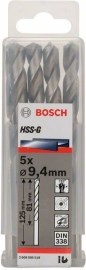 Bosch Vrták do kovu HSS-G 135° DIN 338 pr.9.4mm 5ks 2608585518