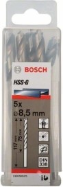 Bosch Vrták do kovu HSS-G 135° DIN 338 pr.8.5mm 5ks 2608595073