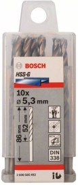 Bosch Vrták do kovu HSS-G 135° DIN 338 pr.5.3mm 10ks 2608585492