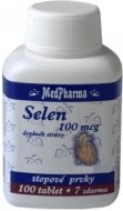 MedPharma Selén 100mcg 107tbl - cena, porovnanie