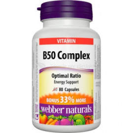 Webber Naturals B50 Complex 80tbl