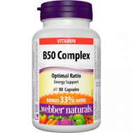 Webber Naturals B50 Complex 80tbl - cena, porovnanie