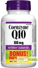 Webber Naturals Koenzým Q10 60mg 60tbl