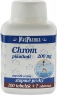 MedPharma Chróm Pikolinát 200mcg 107tbl - cena, porovnanie