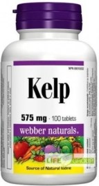 Webber Naturals Kelp 575mg 100tbl