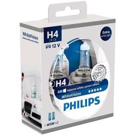 Philips H4 WhiteVision P43t 60/55W 2ks