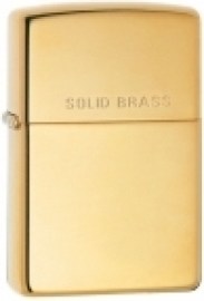 Zippo Solid Brass 24001