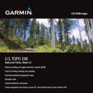 Garmin U.S. TOPO 24K National Parks West - cena, porovnanie