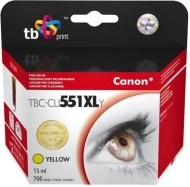 TB kompatibilný s Canon CLI-551XL YL - cena, porovnanie