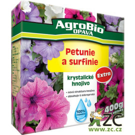 AgroBio Opava Kryštalické hnojivo Petúnie a surfínie Extra 400g