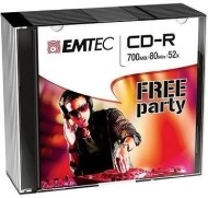 Emtec ECOC801052SL CD-R 700MB 10ks - cena, porovnanie
