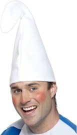 Čiapka šmolko biela