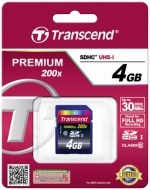 Transcend SDHC Class 10 4GB - cena, porovnanie