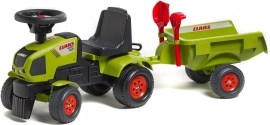Falk Baby Claas Axos s vlečkou, lopatkou a hrabličkami 1012C