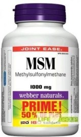 Webber Naturals MSM 1000mg 160tbl