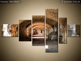 Hradná valená klenba s lunetami 314A_6E