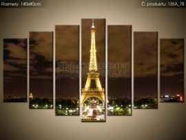 Paríž Eiffelova veža v noci 135A_7B