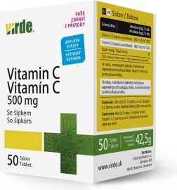 Virde Vitamín C so šípkami 50tbl