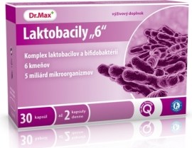 Dr. Max Pharma Laktobacily "6" 30tbl
