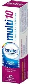 Vitar Revital Multi 10 vitamínov + vláknina 20tbl