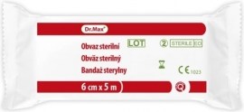 Dr. Max Pharma Obväz sterilný 6cm x 5m 1ks