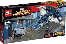 Lego Super Heroes - Mestská naháňačka s tryskáčom Avengers Quinjet 76032