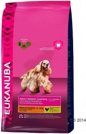 Eukanuba Adult Medium Weight Control 3kg