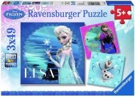 Ravensburger Ladové kráľovstvo Elsa - 3x49 - cena, porovnanie
