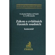 Zákon o zvláštních řízeních soudních. Komentář - cena, porovnanie