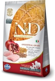 ND Low Grain Dog Adult Chicken & Pomegranate 0.8kg