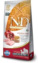 ND Low Grain DOG Light Medium & Maxi Chicken & Pomegranate 12kg