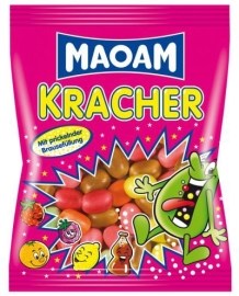 Haribo Maoam Kracher dražé cukrovinky čiastočne s arómou coly 200g