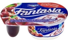 Danone Fantasia Jogurt s višňovou zložkou 122g