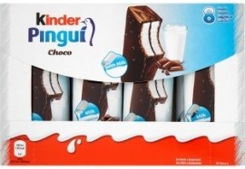 Ferrero Kinder Pingui Choco piškótové rezy s mliečnou náplňou poliate čokoládou 8x30g