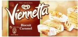 Unilever Algida Vienetta Biscuit Caramel 650ml