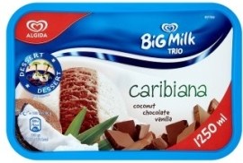 Unilever Algida Big Milk Trio Caribiana 1250ml