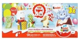 Ferrero Kinder Surprise sladké vajíčko s mliečnou čokoládou s prekvapením 3x20g