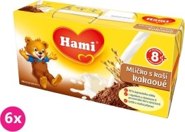 Nutricia Hami Mliečko s kašou kakaové 2x250ml
