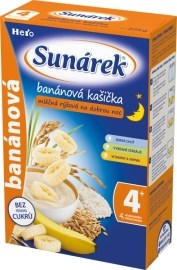 Hero Sunarka Banánová kašička mliečna ryžová na dobrú noc 225g