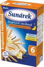 Hero Sunarka Krupicová vanilková mliečna kašička na dobrú noc 225g