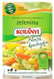 Kotányi Nová kuchyňa Prípravok s koreninami a bylinkami Na zeleninu 25g