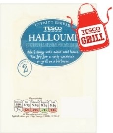 Tesco Halloumi polotvrdý syr vyrobený z kravského kozieho a ovčieho mlieka 250g
